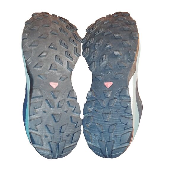 Salomon Outline GTX Women's Size 7.5 Blue Teal Trail Running Hiking Shoes 406188 - Picture 5 of 6